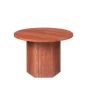 Epic Coffee Table - Round,  A 60, Burnt Red Travertine