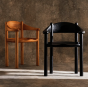 Daumiller Armchair - Brown/Black Pine