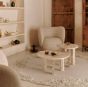 Rico Lounge Sw. Utzon - Can Lis - Sand/Off-White