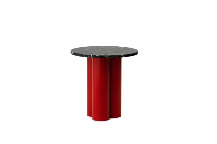 Dit Coffee Table - Bright Red/Portoro Gold