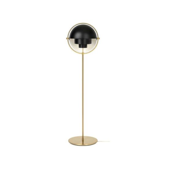 Multi-Lite Floor Lamp - Brass/Soft Black Semi Matt