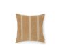 Senti Stripe Cushion - Dark Sand/Linen