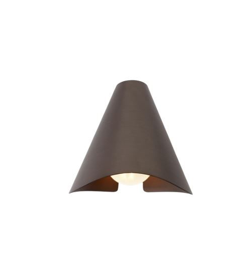 Bonnet Wall Lamp SC103 - Bronzed & Black