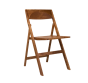 Folding Flat Chair - Warm Brown Birch