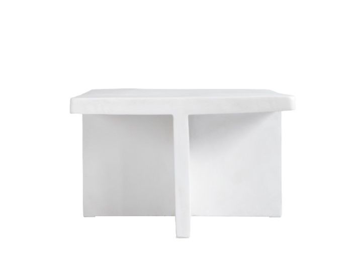 Brutus Coffee Table - Bone White
