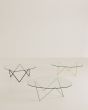 Pedrera Coffee Table - Brass Semi Matt/Clear Glass
